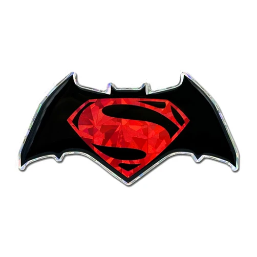 Elektroplate Batman v Superman Dawn of Justice Automotive Decal 4” x 2” | Premium Weatherproof DC Comic Sticker Decal for Cars, Trucks, Coolers, Laptops, and More