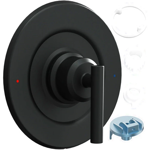 BUWTIQ Upgraded Trim kit Replacement for Moen Gibson T2901BL, Single Shower Handle, Compatible with Moen Posi-Temp Valve, Matte Black