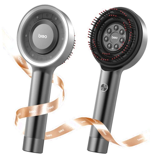 Breo Scalp 3L Laser Hair Growth Comb with 650nm Infrared Technology, 360° Scalp Massager, Waterproof Design, Effective Scalp Stimulation and Hair Regrowth