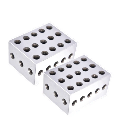 WFLNHB 2-3-4 Blocks Matched Pair 23 Holes 2 3 4 Accuracy Ground Machinist Set Up Blocks .0003 HRC 55-62