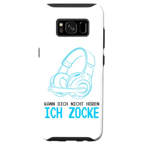 Zocker gaming Spaß mit Gamer Headset zocken Galaxy S8 Kann dich nicht hören, ich zcke Gamer Headset Saying Case