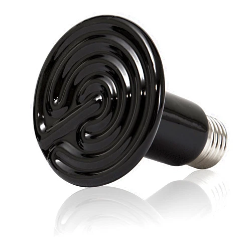REPTI ZOO Reptile Ceramic Infrared Heat Emitter,110V 100W Infrared Bulb for Reptile Pet Coop and Glass Terrarium