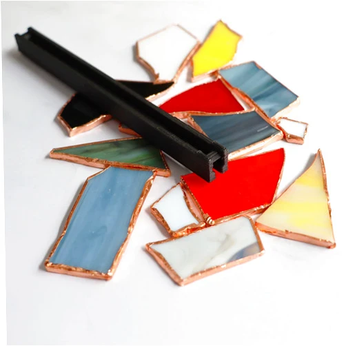 PIAOLGYI Stained Glass Copper Foiling Tool,Hand Foiler 7/32