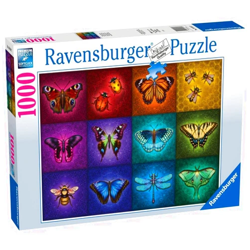Ravensburger Winged Things 1000 Piece Jigsaw Puzzle for Adults | Unique Softclick Technology | Vibrant, Glare-Free Finish | Made with FSC-Certified Materials