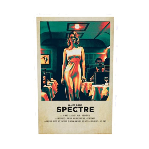 QWQYLEI James Bond 007 Spectre Classic Movie Poster7 Canvas Poster Wall Art Decor Print Picture Paintings for Living Room Bedroom Decoration Unframe: 12x18inch(30x45cm)