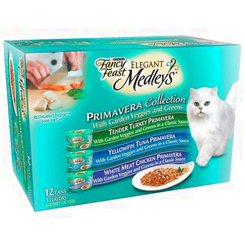 Fancy Feast Elegant Medley Primavera Collection Cat Food (Case of 2)