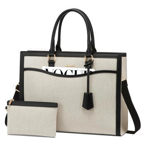 LOVEVOOK Laptop Tote Bag for Women, Office Work Bag Briefcase fit for 15.6 inch Laptop, Large Capacity Teacher Bag Handbag