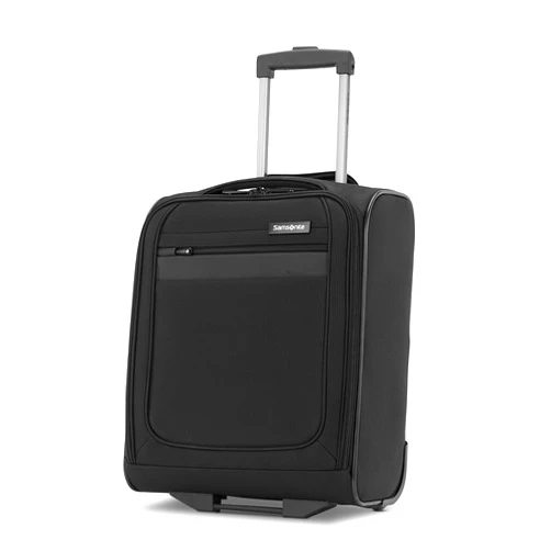 Samsonite Ascella 3.0 Softside Expandable Luggage with Spinners, Black, 2W Underseater