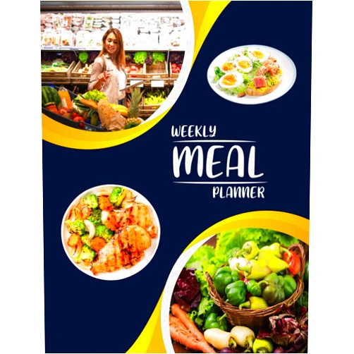 Md Alamin Weekly Meal Planner: 52 Weeks of Food Menu Planning Pages with Weekly Grocery Shopping List.