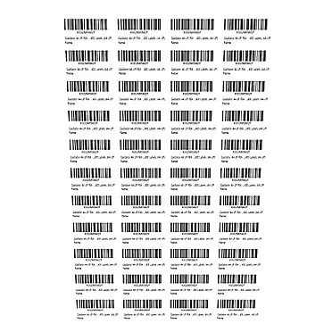 PartyBox Gladiator 44-UP FBA Laser/Ink Jet Printer Labels Perfect for UPC, Barcode, ASIN #, FNSKU Labeling. White self-Adhesive Stickers, Fast-Peeling. 48.5 mm x 25.4 mm A4 Paper- 4,400 Labels. (44-UP)