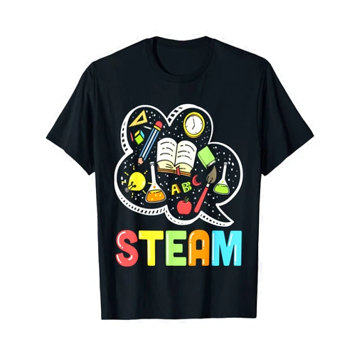 STEAM Teacher And Student Back To School Shirt STEAM Teacher And Student Back To School STEM T-Shirt