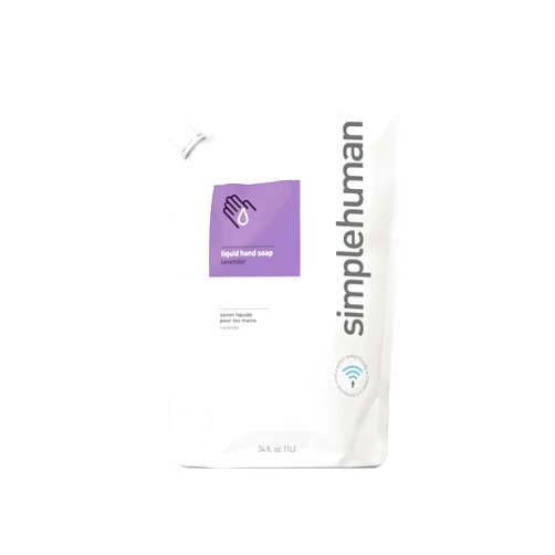 simplehuman Lavender Moisturizing Liquid Hand Soap Refill Pouch, 34 Fl. Oz.