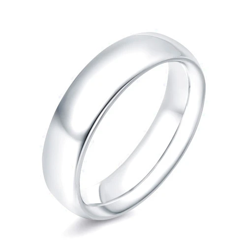 KAZITSAN 2mm 4mm 6mm Stainless Steel Rings for Women Men High Polish Plain Dome Silver/Gold/Rose Gold Wedding Band Comfort Fit