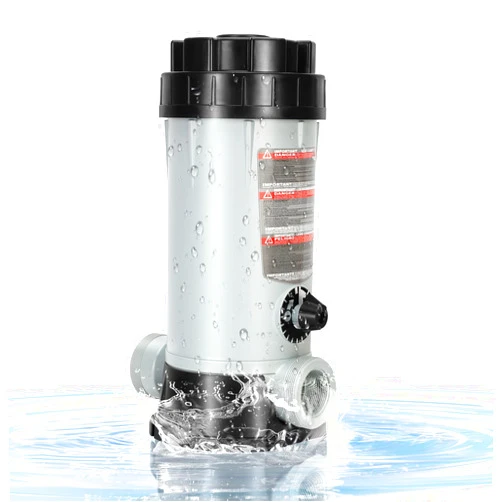 Topfurn CL220 Off-line Automatic Pool Chlorinator for Swimming Pools and Ponds, ABS Material, 9 lb. Supply, Easy-Lok Threaded Cover,CL220 Off-line Automatic Chemical Feeder for Residential and Commercial Use
