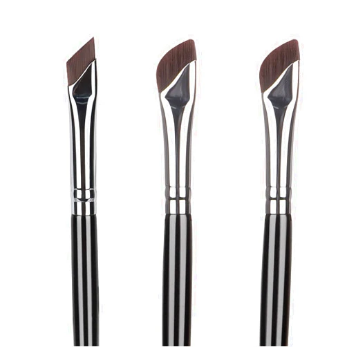 Etercycle Eyeliner Brushes Set, Fine Angled Eyeliner Eyebrow Concealer Brushes, Upgraded Sickle Ultra Thin Slanted Flat Angle for Beauty Cosmetic Tool(3 Pieces)