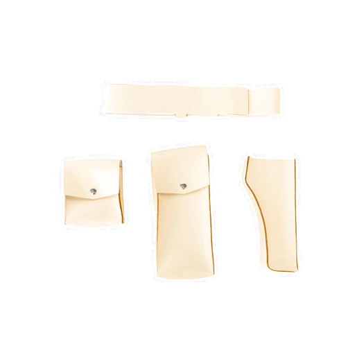 SWEET MAX Hero Belt with Pockets Holster Queen Warrior Cosplay Accessories Halloween Props Party Favors Men Women White