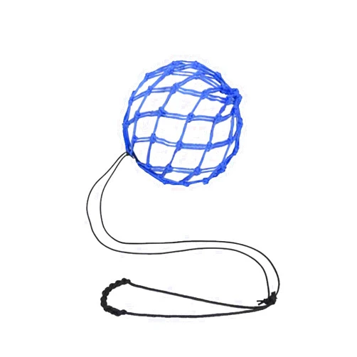 Aosekaa Football Kick Trainer,Soccer Ball Net Kicker Soccer Return Ball Trainer Ball Holder Bag Adjustable for Parks, Football Fields