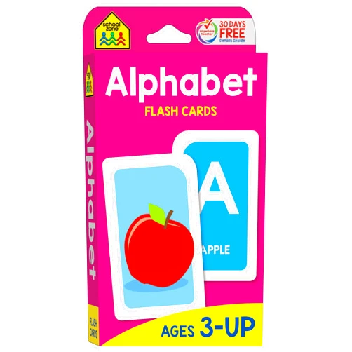 By School Zone (Author), Joan Hoffman (Author) School Zone Alphabet Flash Cards: 56 Cards, Toddler, Preschool, Learn the ABC's, Letters, Phonics, Colorful & Fun Learning, Ages 3+