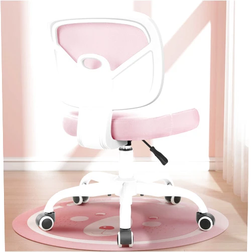 Primy Kids Desk Chair, Pink Study Chair for Boys Girls with Height Adjustable, Swivel Mesh Task Student Chairs for 4-12, Growing Teen Office Chair for Home/School/Office (Pink)