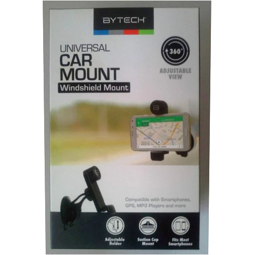 Bytech Universal CAR Mount, Black (BYMOMO100BK)