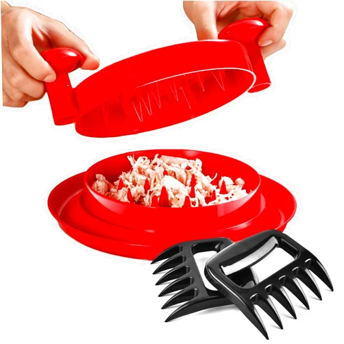 BASESILK Chicken Shredder Large Chicken Breast Shredder Claw Tool Twist Visible Meat Shredder Machine, Suitable for Pork, Beef, Meat