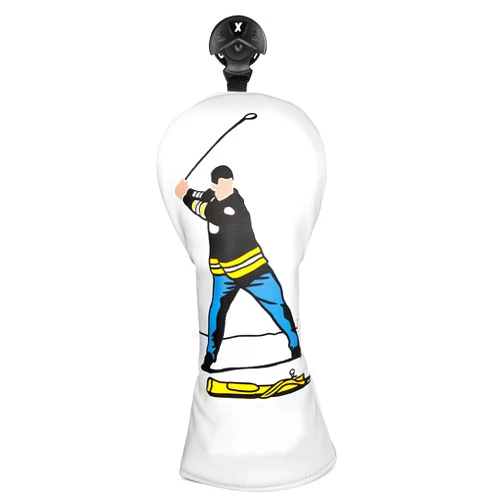 Barudan Golf Funny Golf Head Covers Premium Funny Driver Headcover, 3 Wood Headcover (Fairway Wood Head Cover), Hybrid Headcover fits for All Brand