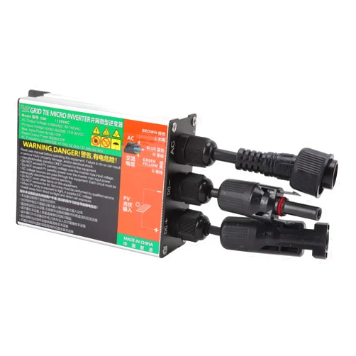 Hilitand Grid Tie Micro Inverter 10.8V30V DC to AC Solar Microinverter Inverter (GMI-150L-AC110V)