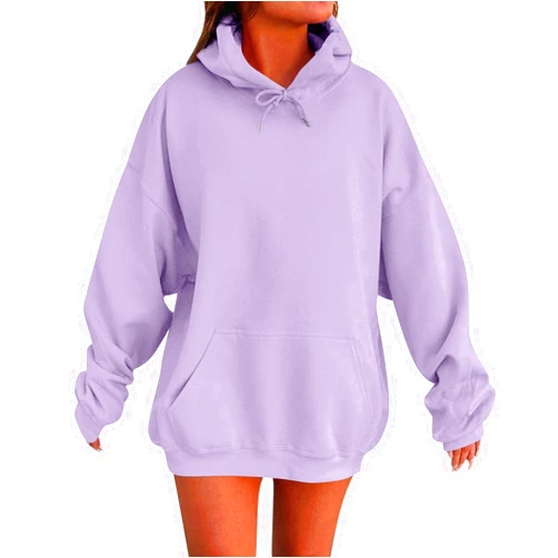 Ympkerial Oversized Hoodies for Women Winter Sweatshirt Long Sleeve Lightweight Drawstring Pullover Casual Fashion Outfits