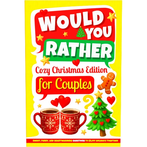 By Marta Garcia (Author) Would You Rather? Cozy Christmas Edition for Couples: Sweet, Funny, and Heartwarming Questions to Enjoy Holidays Together