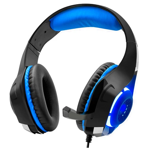 Generic Gaming Headset for Ps5/Ps4/Xbox/Switch, RGB Wired Noise Cancelling Headphones, 30 Hr Battery Bluetooth Headset
