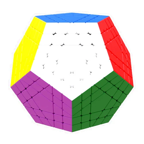 Willking Gigaminx stickerless 12 Sided Cube Megaminx 5x5 Layer Speed Cube Gigaminx 5x5 Puzzle Cube
