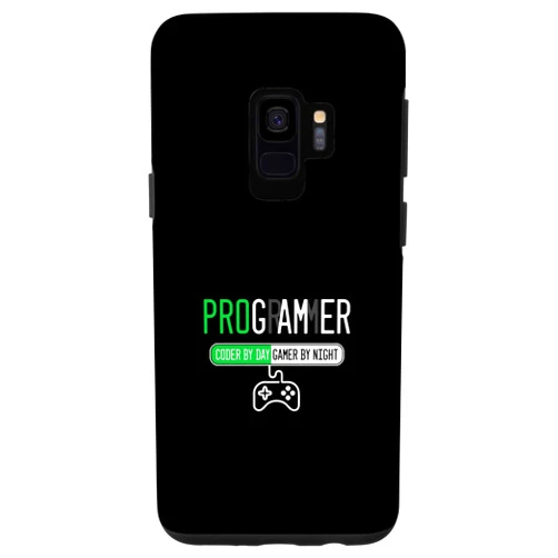 Play Gaming Coding Programming Software Gift Galaxy S9 Programmer Coder Code Day Night Gamer Console Computer Case