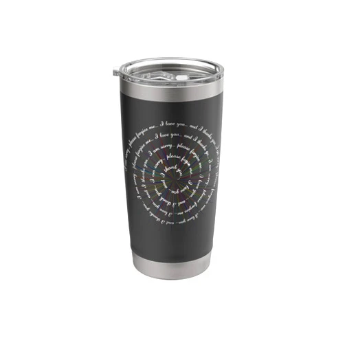 Absolute Awesome Vibes Ho'oponopono Mantra Shirt, Hawaiian Prayer, Meditation Stainless Steel Insulated Tumbler