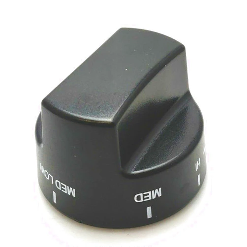 Generic VKNPA010034 Top Burner Knob Replacement for Viking VGRT300, VDSC305, VDSC365, VGIS300, VGRC605, VDSC485, VGRT420, VGSS360, VGSC306, VGRC485 - Black