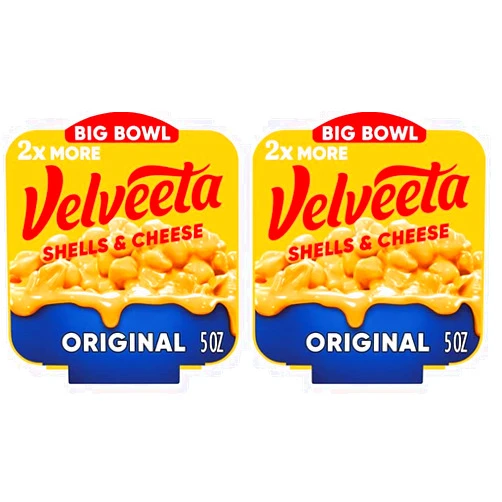 Velveeta Original Shells & Cheese 5 oz. Microwavable Bowl (Pack of 2)