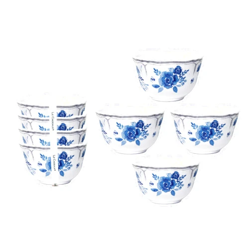 Le Cadeaux Luxury Melamine Dessert Bowls, Set of 4, Rustica Rose