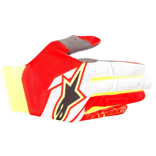 Alpinestars 3560318-305-M Aviator Gloves Red/White/Yellow Md