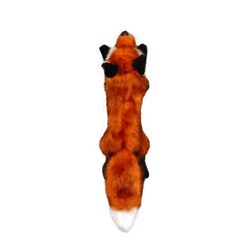 ALL FOR PAWS Squeaky Doy Toy, Fox Dog Toy for Small Medium Large Breed, Puppy Fetch Toy with Squeaker, Plush Chew Dog Toy, Classic S