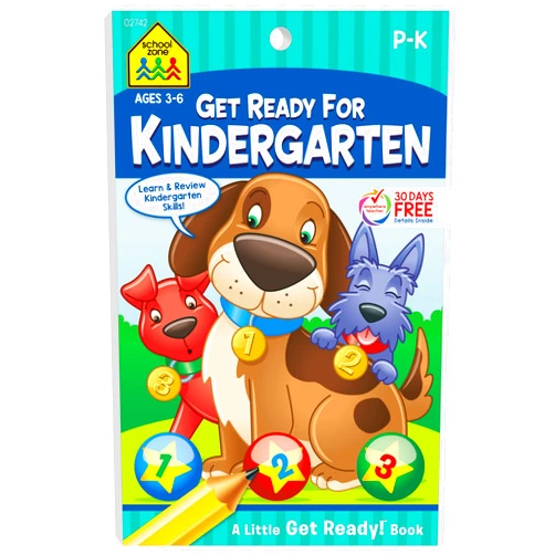 School Zone,Joan Hoffman,Ph.D. Shannon M. Mullally School Zone Get Ready for Kindergarten Workbook: 48 Pages, Pre-K, Preschool, Kindergarten, Letters, Numbers, Shapes, Colors, Matching, Ages 3 to 6 (Little Get Ready! Book Series)