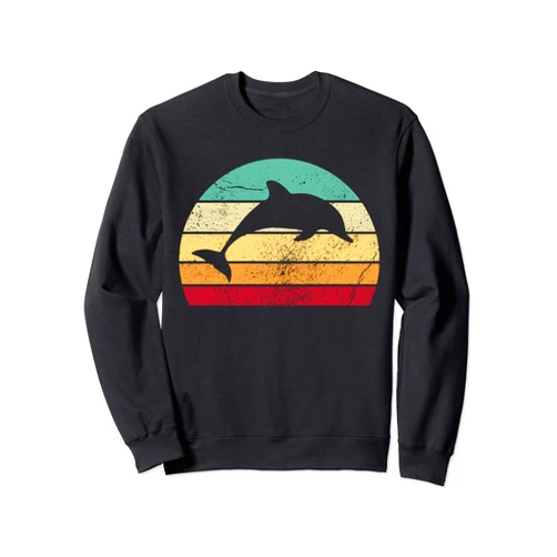 Save The Animal Designs by Augenpulver Save The Dolphin - Endangered Species Gift Sweatshirt
