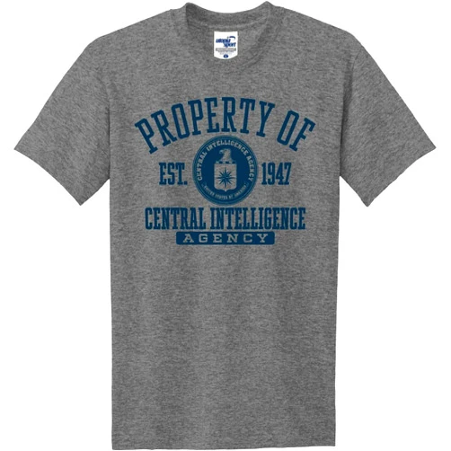 Utopia Sport Property of CIA Central Intelligence Agency Unisex T-Shirt (S-5X)