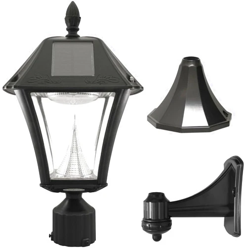 Gama Sonic GS-105FPW-BW Baytown II, Outdoor Solar Light and 3