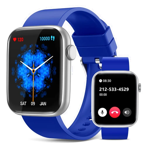 EarlySincere Smart Watches for Men Women(Answer/Make Call), 1.9'' HD Full Touch Screen Fitness Tracker, IP67 Waterproof Smartwatch with Heart Rate, Blood Oxygen Blood Pressure for Android and iPhone