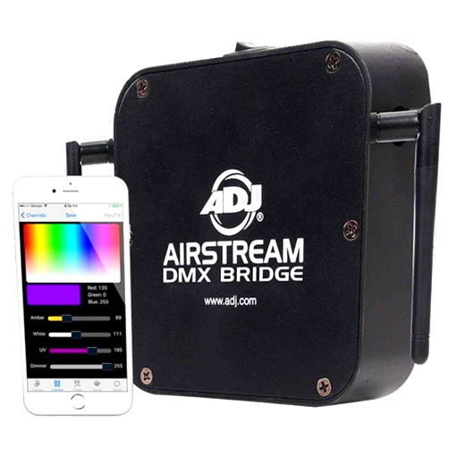 ADJ Products, Airstream DMX Bridge, Control Any DMX Devices with 3-Pin XLR AIR286
