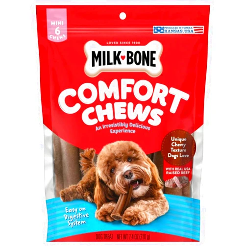 Milk-Bone® Mini Comfort Chews Made with Real USA Raised Beef
