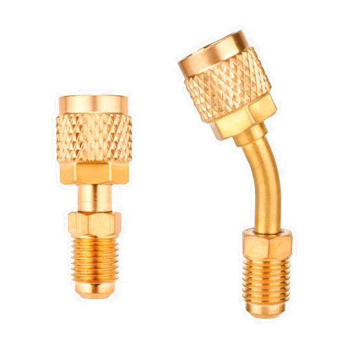 NQEUEPN Straight Adapter & Angled Adapter, R410A Adapter Mini Split Adapter 5/16