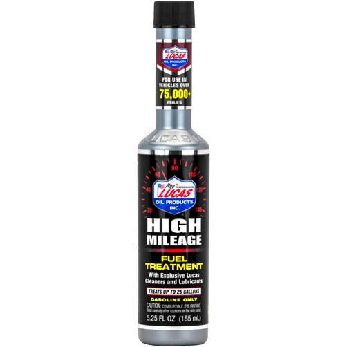 Lucas Oil High Mileage Fuel Treatment/24x1/5.25 Ounce