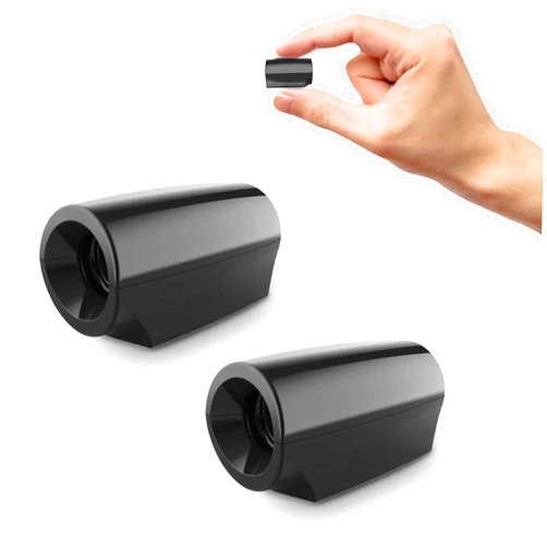 Elook Deer Warning Whistles Device for Car, Save Deer Whistle with Upgraded Acrylic Double-Sided Tape, Mini Size, 2 Pack (Patent Registered)