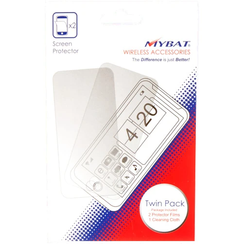 MyBat HTC myTouch 4G Slide Screen Protector Twin Pack - Retail Packaging - Clear