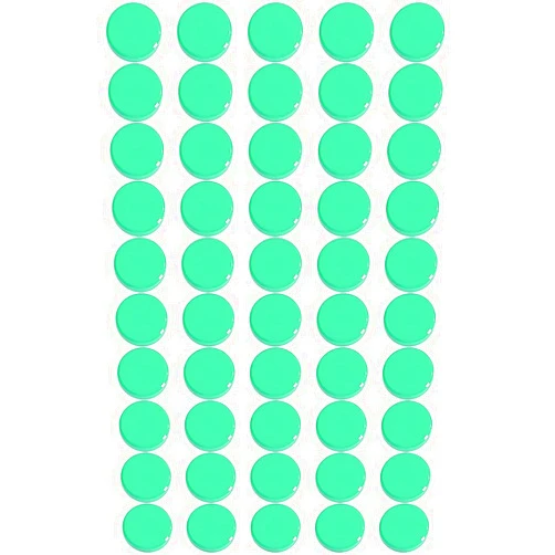 Qualsen Fridge Magnets, 50pcs Refrigerator Magnets, Small Magnets for Whiteboard Magnets for Kids, Mini Cute Magnets for Fridge Magnet, Locker, White Board, Kitchen, Office, Classroom (Green)